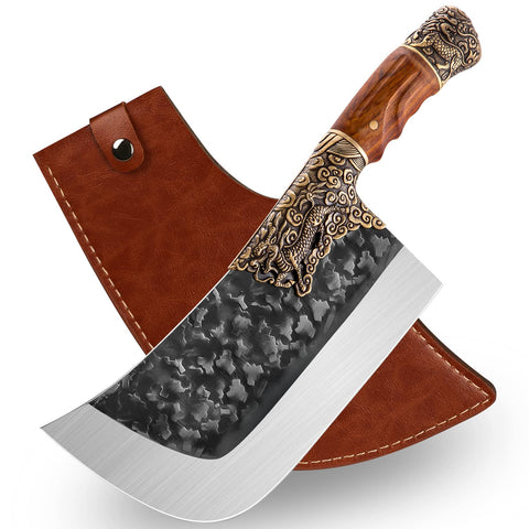 Purple Dragon cuchillo carnicero con hoja de 21,3 cm para cortes precisos