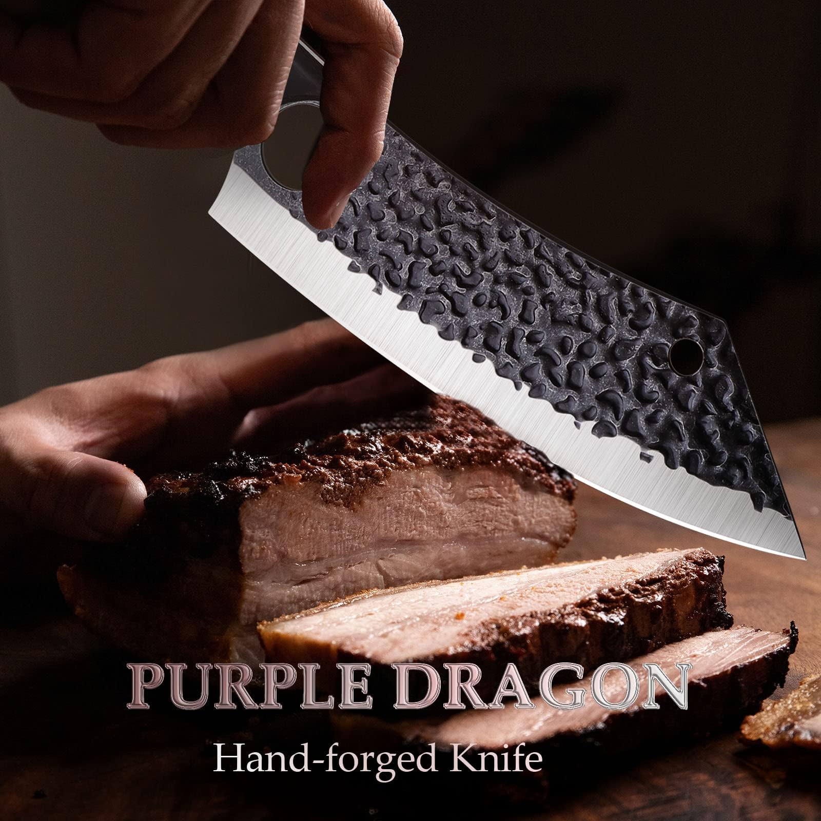 Purple Dragon caja regalo elegante para amantes de la cocina.