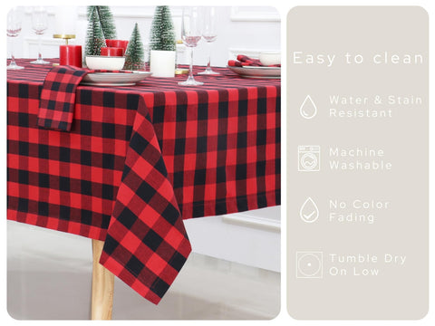 Mantel PurpleEssences lavable a máquina para cenas sin esfuerzo