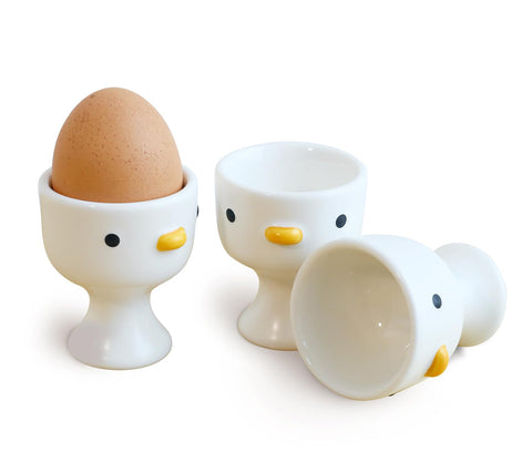 PURROOM huevera pato divertida, ideal para empezar el desayuno con un toque lúdico.