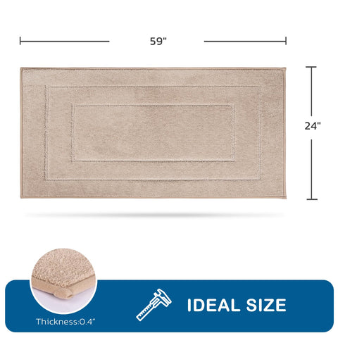 PURRUGS alfombra antideslizante cocina 24x59, evita resbalones en pasillos y cocinas.