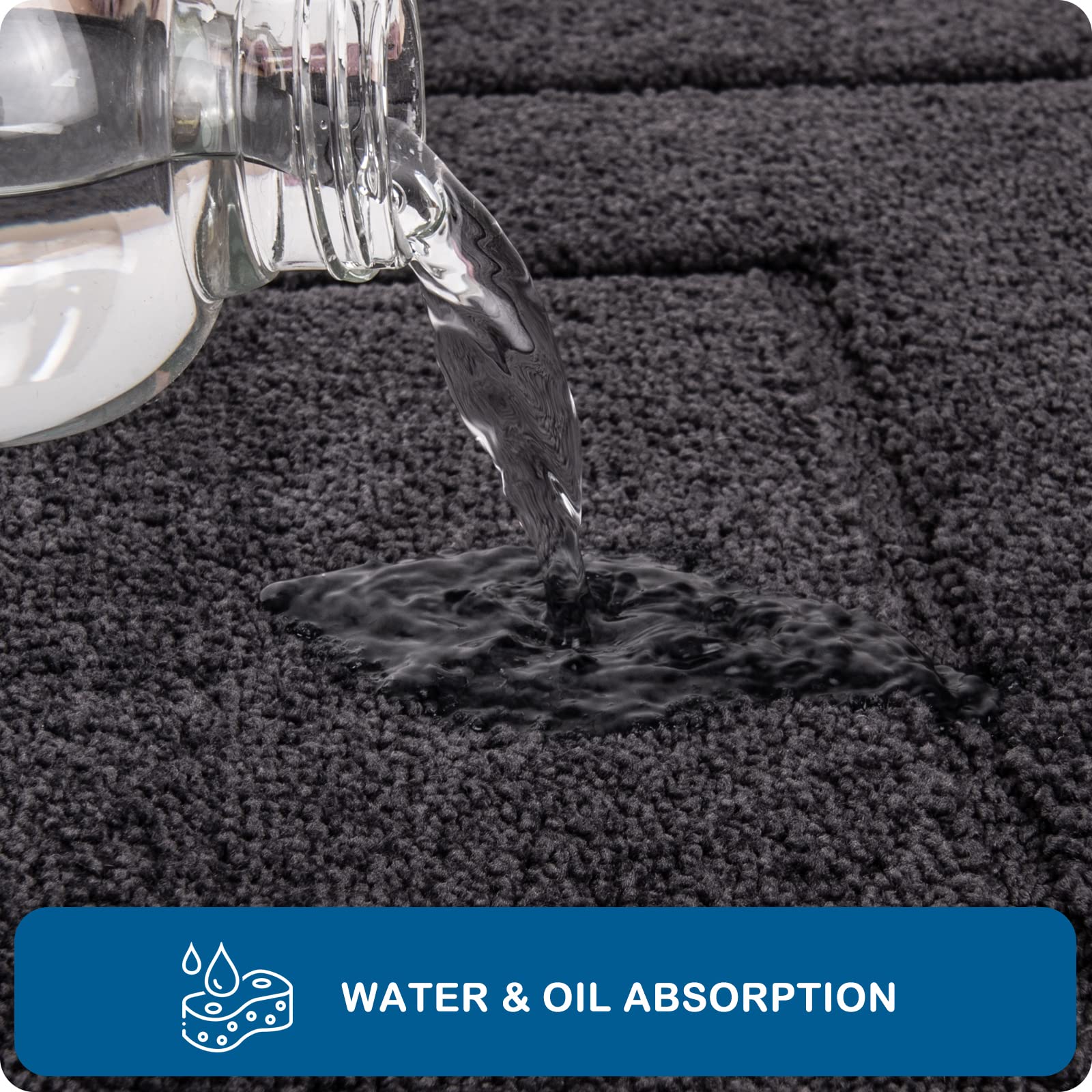 Alfombra PURRUGS resistente a manchas, perfecta para cocinas con mucho tránsito.