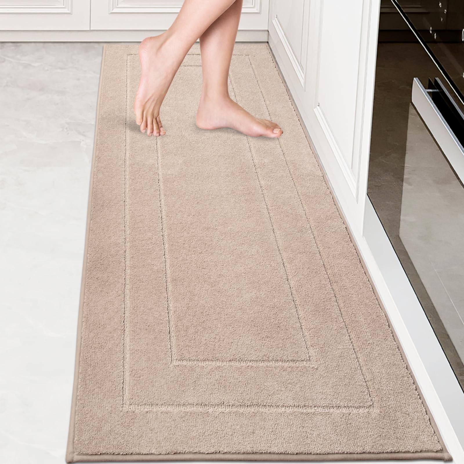Alfombra PURRUGS para cocina 24x70, lavable y absorbente ideal para derrames