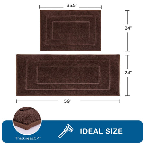 Alfombra PURRUGS cocina 24x59, base antideslizante para seguridad