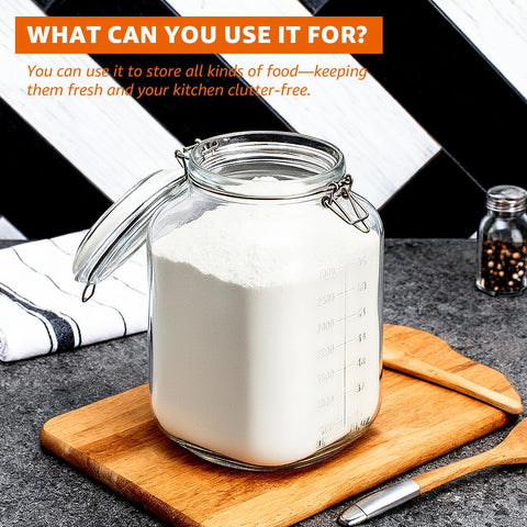 Perfecto para fermentación de masa madre o bebidas fermentadas.