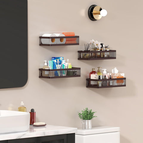 Cesta PUSDON de pared con diseño barandilla, soporta objetos pesados.