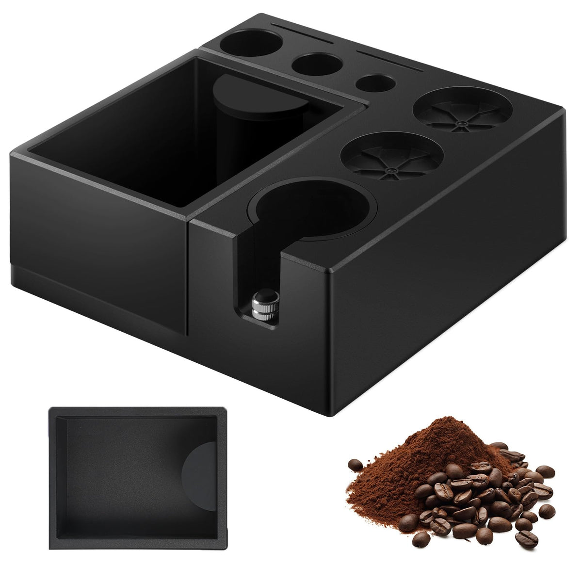 PUSEE caja-descarte espresso para posos y organización de accesorios