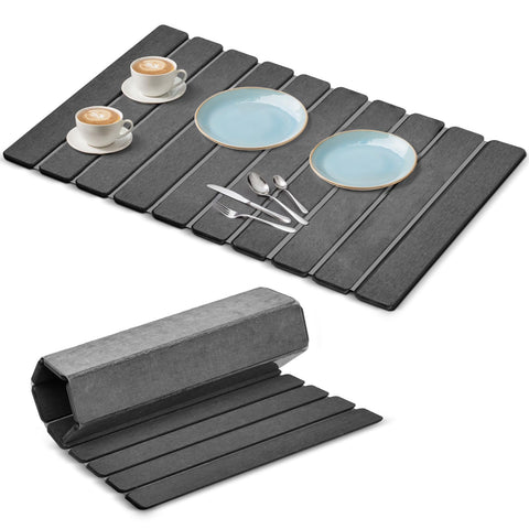 Puxinargo mat secado para platos, absorción rápida en la encimera.