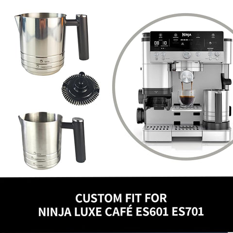 PUZZLEQ batidora de leche espiral para Ninja Luxe ES701, crema sedosa para bebidas.