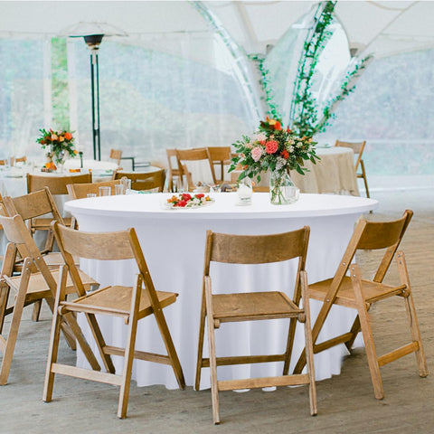 PWDAN mantel redondo ambiente de cena agradable para cualquier mesa.