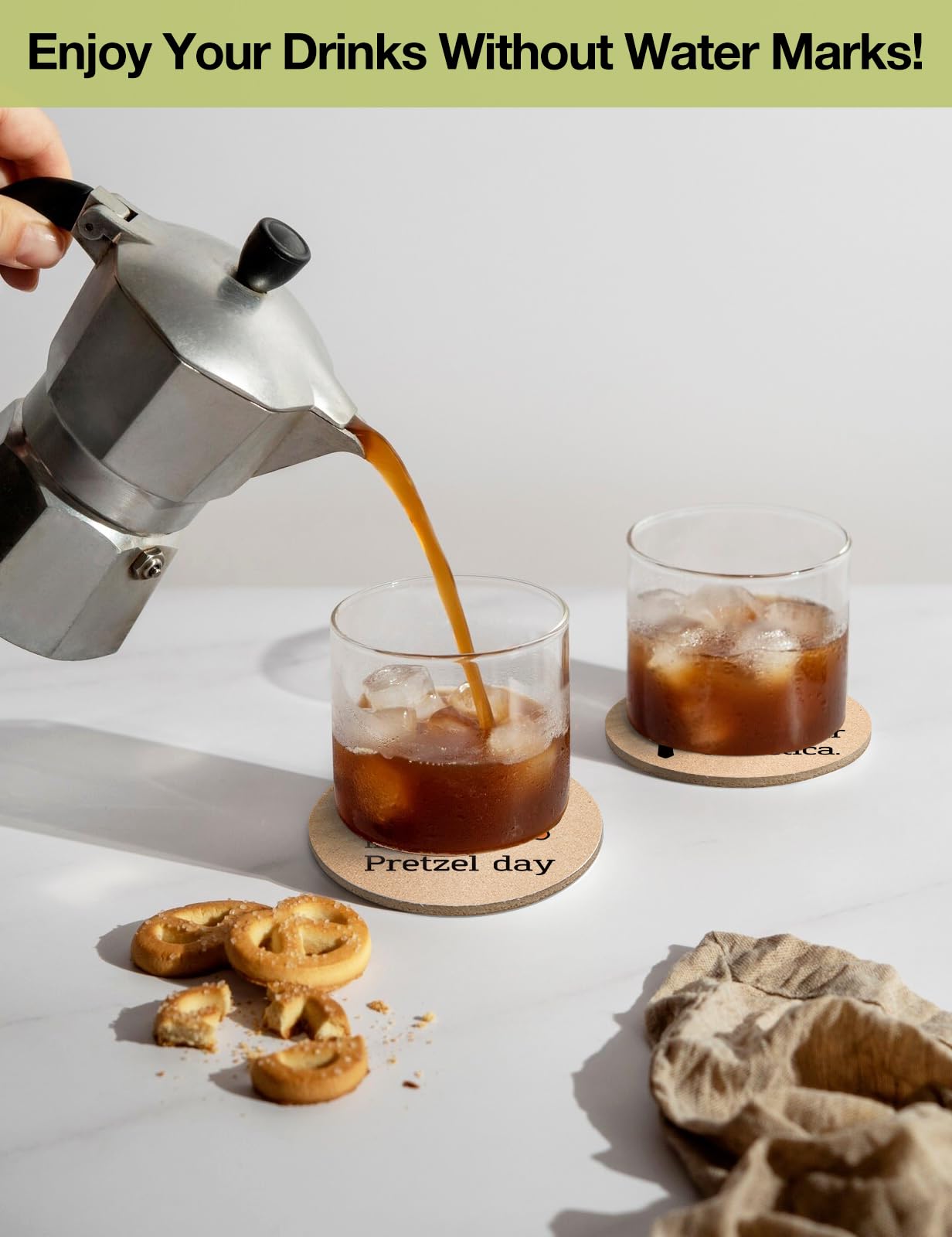 PWHINGN posavasos, regalo ideal para amantes de la oficina