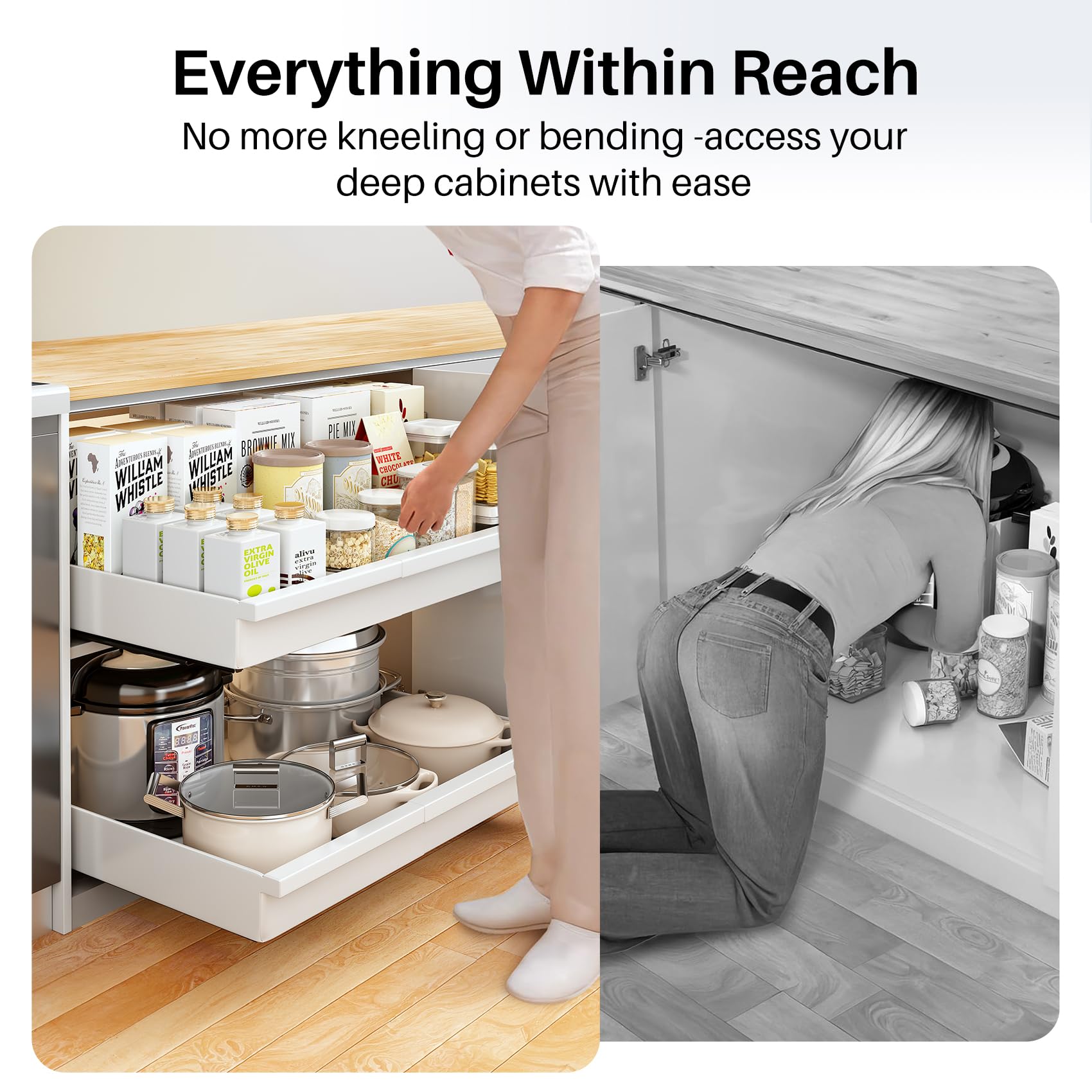 PXRACK Despensa y cocina organizadas con soluciones deslizantes