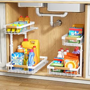 PXRACK Uso versátil en cocina, baño y lavandería para organización diaria.