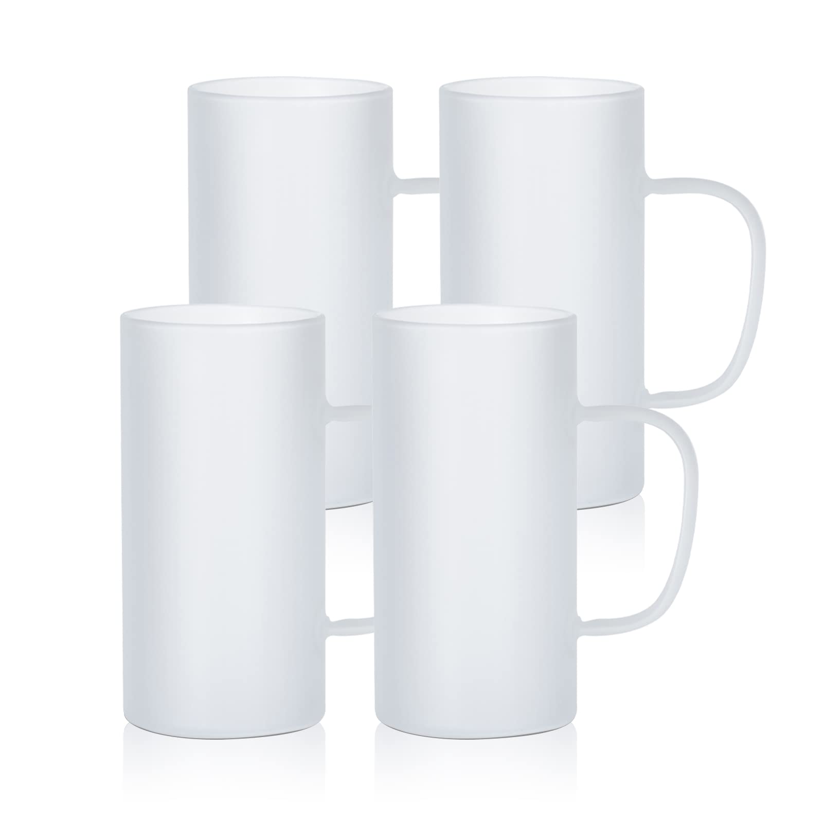 Jarras PYD Life de vidrio sublimación 22 oz con asa listas para personalizar.