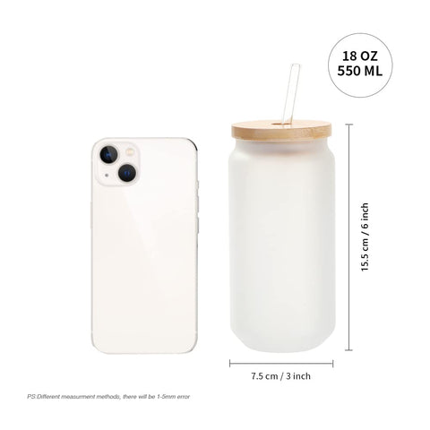 PYD Life lote 8 vasos cristal sublimable, listo para personalizar con diseño.