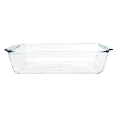 Pyrex 233-D, vidrio duradero que resiste altas temperaturas.