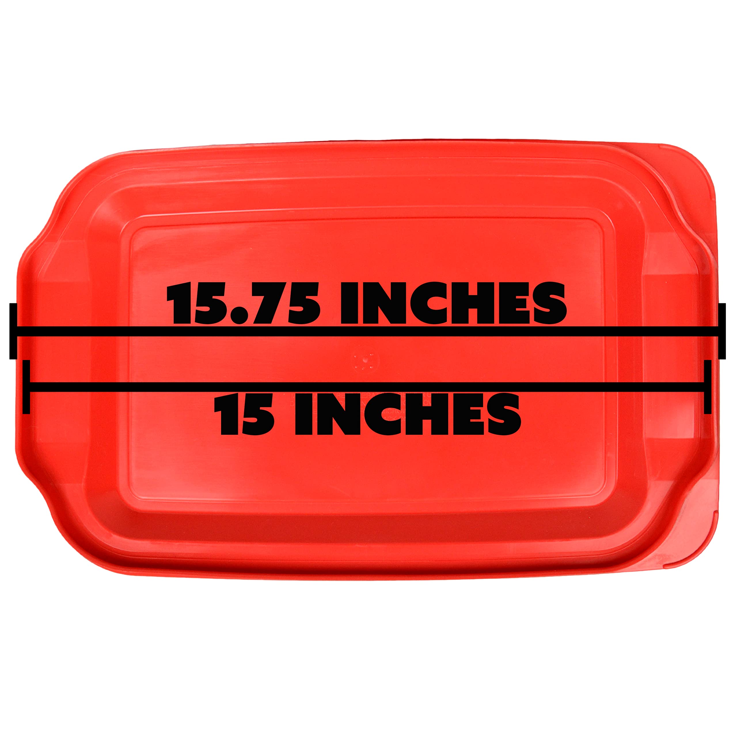 Tapa roja Pyrex 233PC para almacenamiento en frío y organización de la nevera