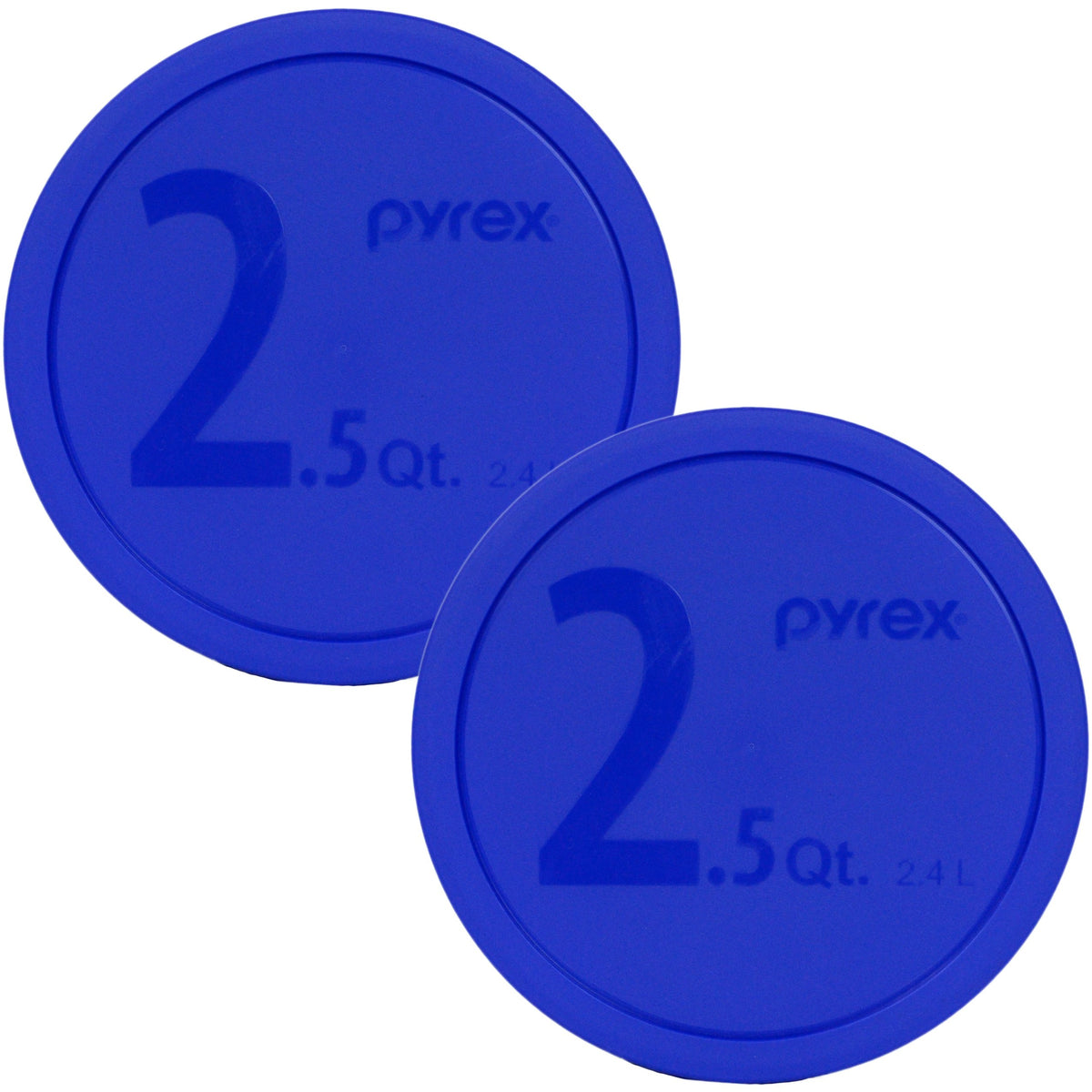 Pyrex 325-PC tapa azul para cuenco 2.5qt, almacenamiento práctico