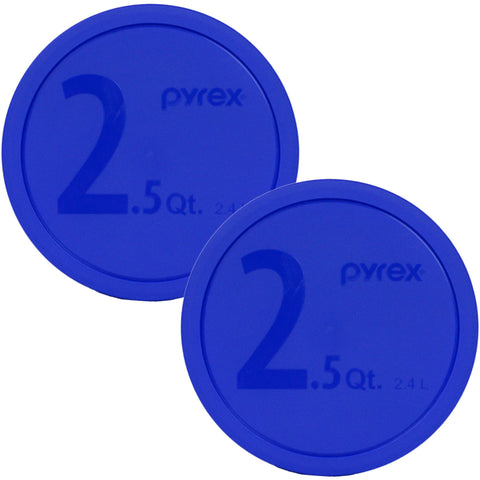 Pyrex 325-PC tapa azul para cuenco 2.5qt, almacenamiento práctico
