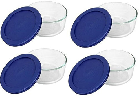 Pyrex 7200 cuenco de cristal de 2 tazas para porciones seguras en refrigerador
