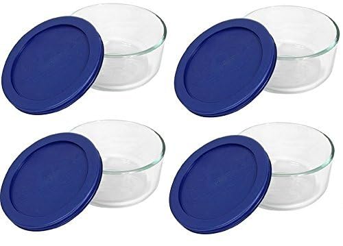 Pyrex 7200 tapa azul oscuro para cuencos de vidrio con cierre seguro