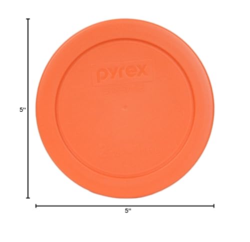 Tapa naranja Pyrex 7200-PC hecha en EE. UU., repuesto ideal para cuencos Pyrex.