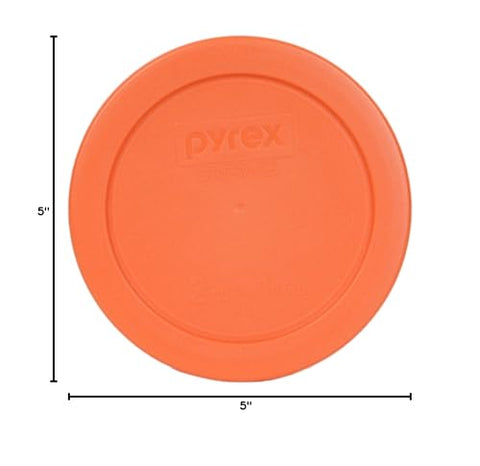 Tapa naranja Pyrex 7200-PC hecha en EE. UU., repuesto ideal para cuencos Pyrex.