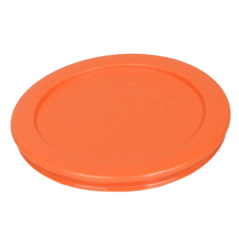 Tapa naranja Pyrex 7200-PC cierre seguro para almacenamiento de alimentos.