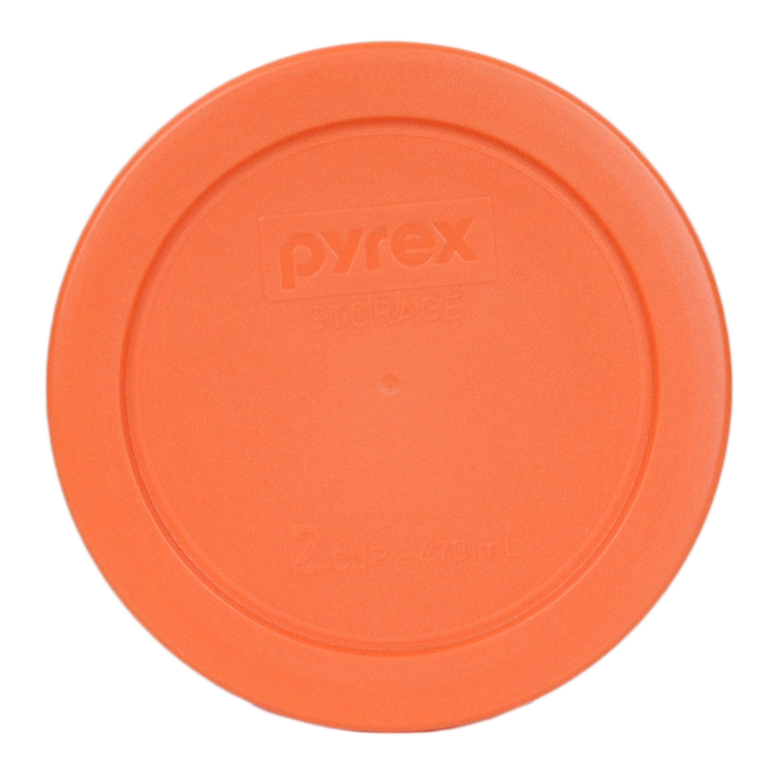 Tapa naranja Pyrex 7200-PC apta para lavavajillas, limpieza fácil y rápida.