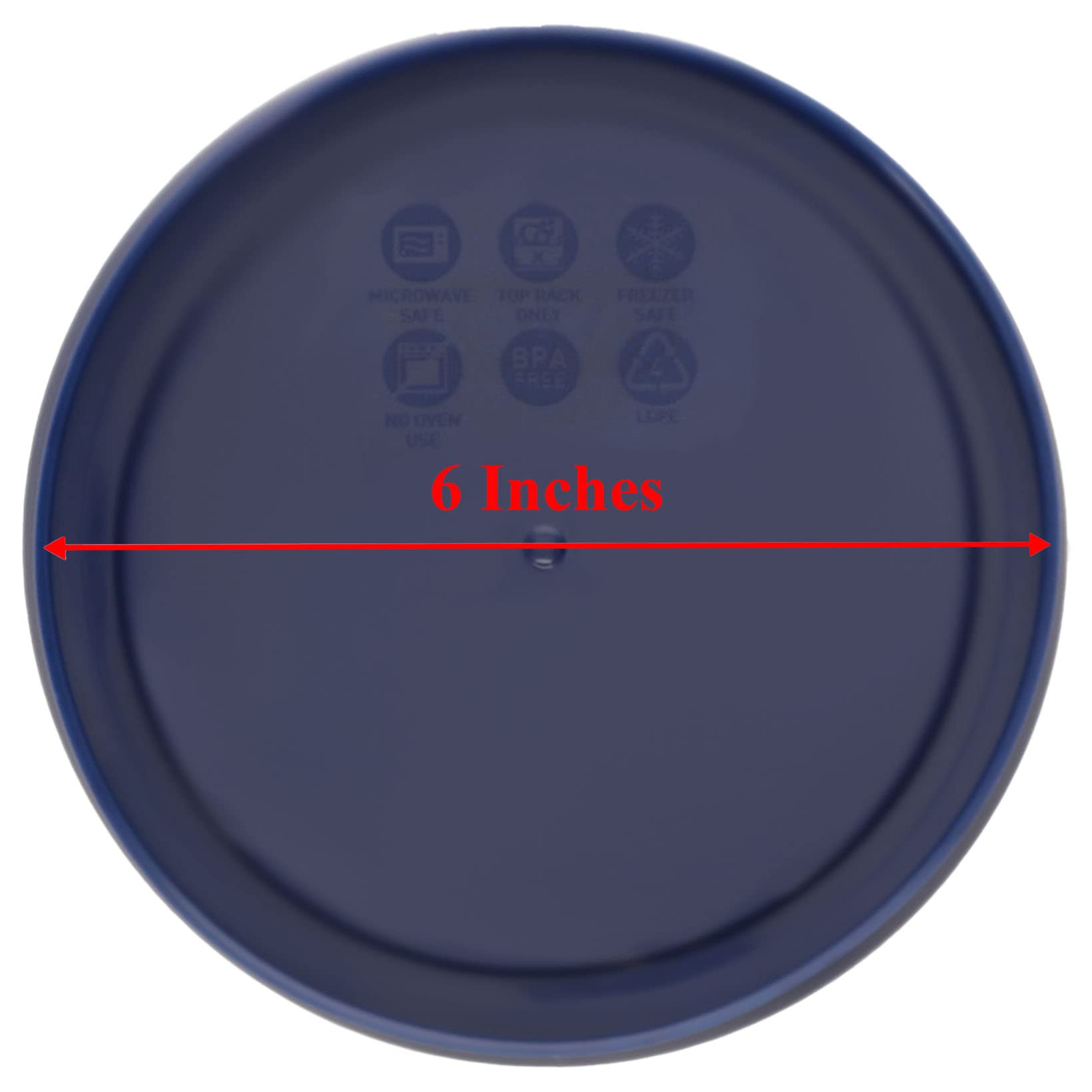 Tapas azules Pyrex para refrigeración, evitan derrames y mantienen los alimentos frescos.