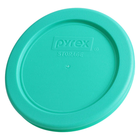 Tapa Pyrex verde apta para microondas, cómodo de usar