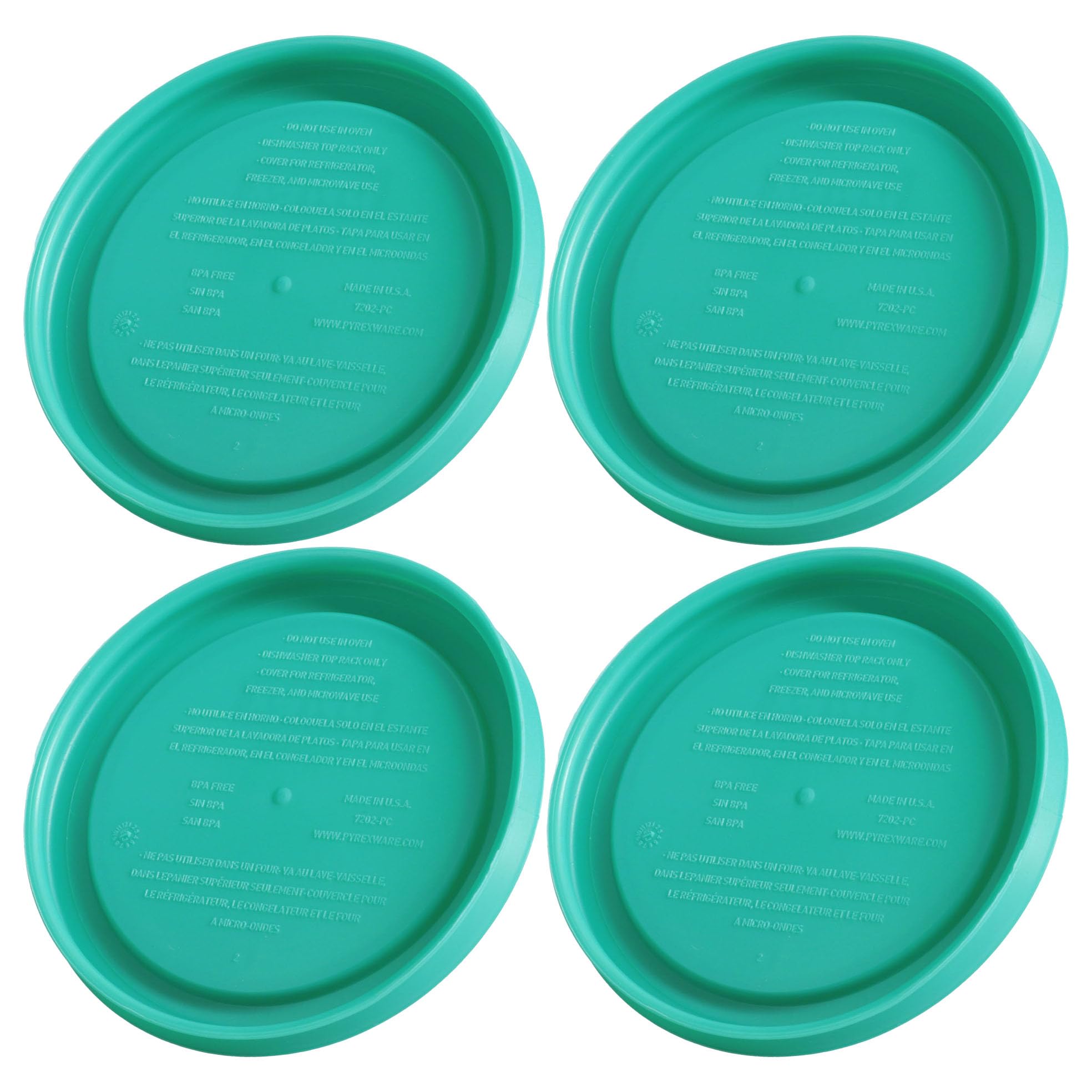 Tapa verde Pyrex para frigorifico, uso seguro en refrigeración