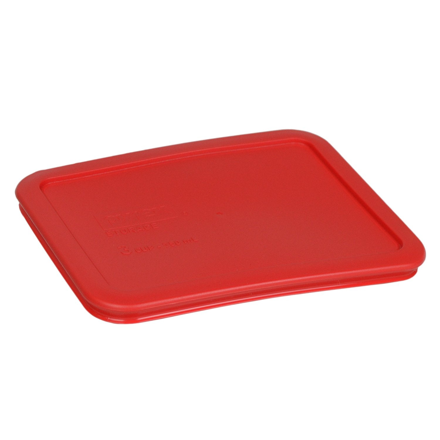 Tapas rojas Pyrex 7210-PC aptas para refrigerador y microondas, uso diario