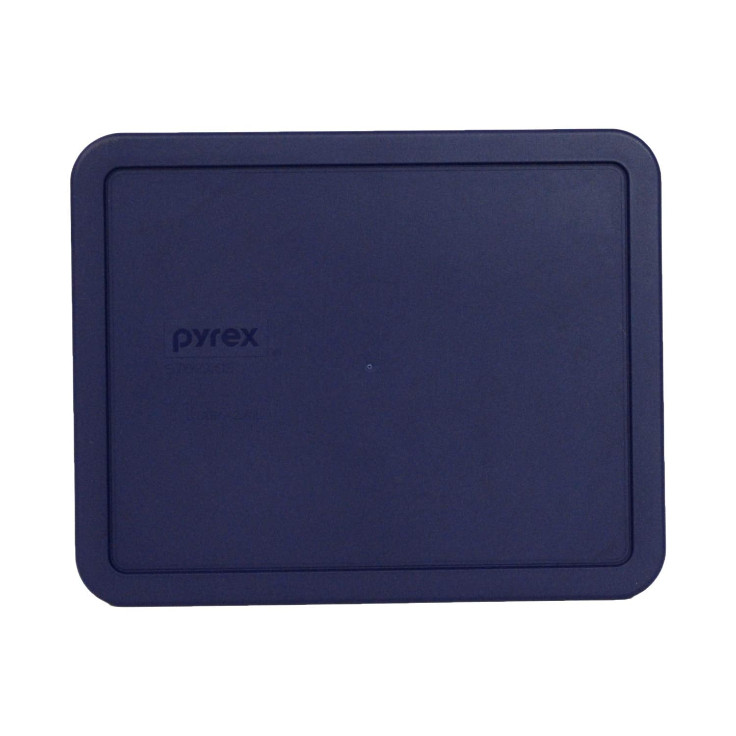 Tapa rectangular azul Pyrex 7212-PC apta para microondas y congelador.