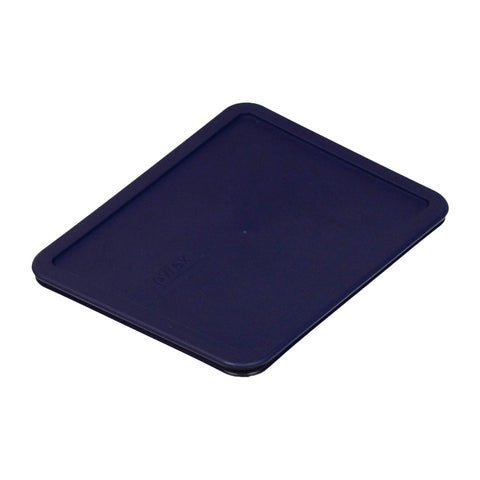Tapa azul sobre fuente de vidrio Pyrex 7212, ideal para conservar frescura en refrigeración