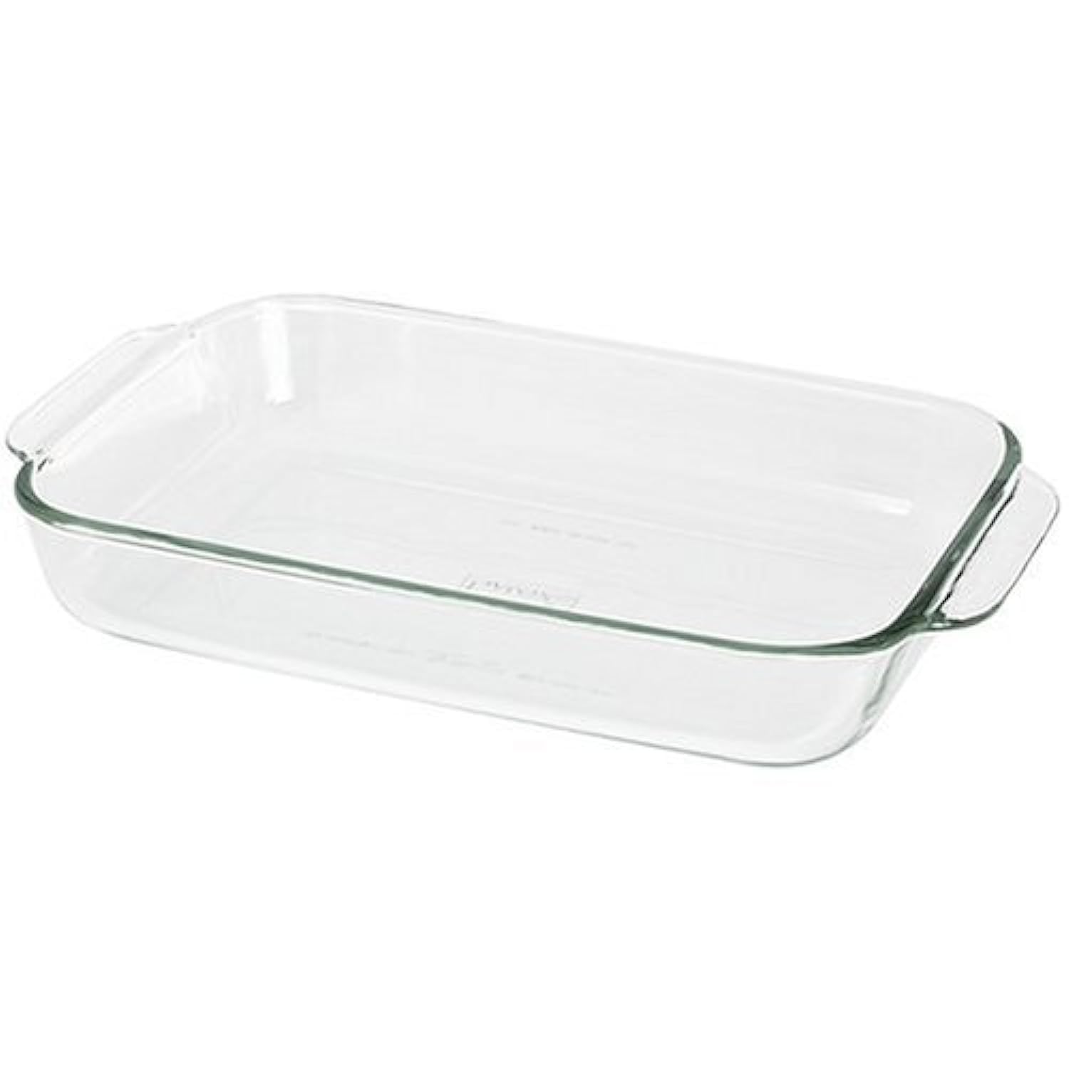 Pyrex Easy Grab: bandeja de vidrio 2 Qt con asas grandes para hornear
