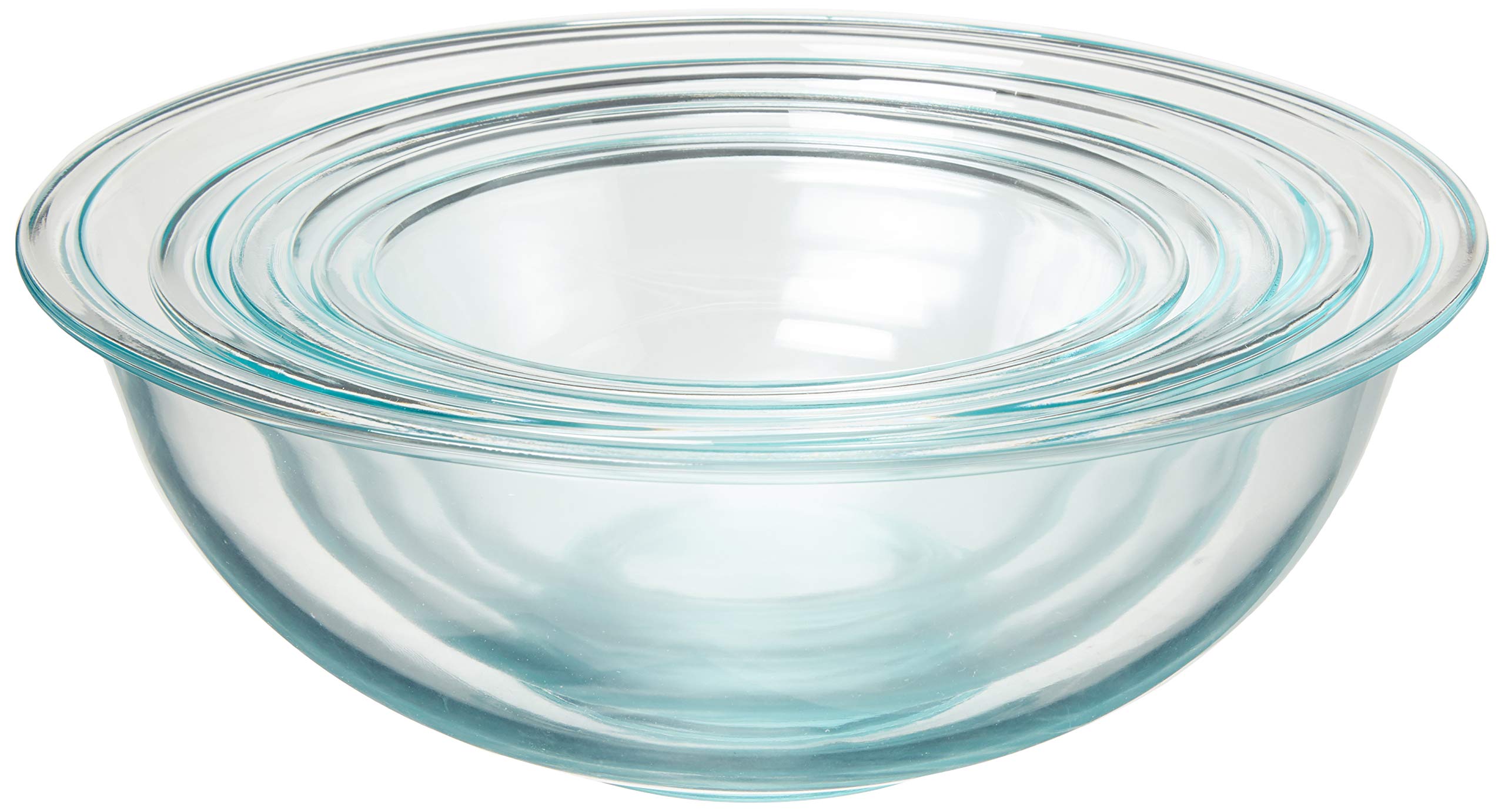 Pyrex Smart Essentials cuenco de vidrio de 2.5 cuartos con tapa, perfecto para porciones.