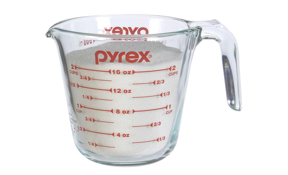 Pyrex Prepware taza apta para horno para pruebas de horneado