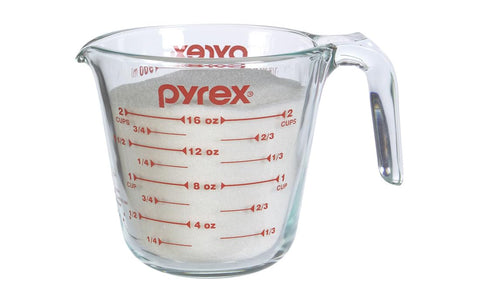 Pyrex Prepware taza apta para horno para pruebas de horneado