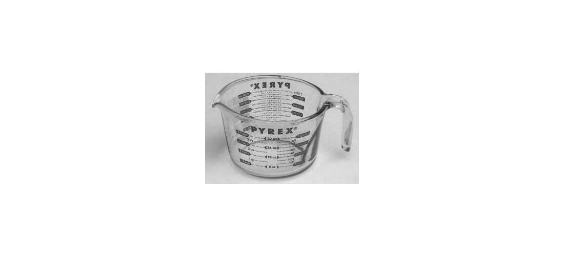 Pyrex Prepware uso diario en cocina con lectura rápida de medidas