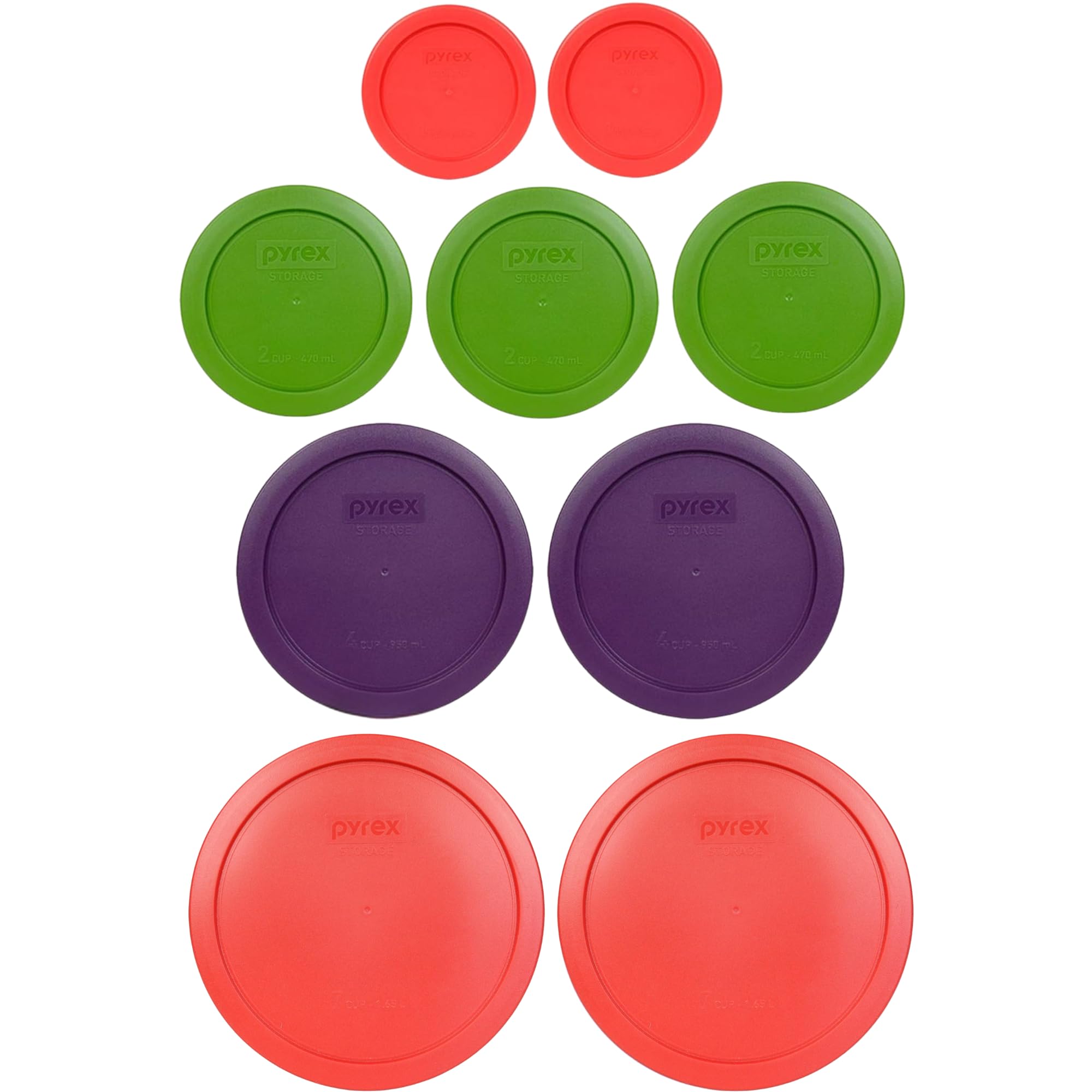 Tapa Pyrex 2 tazas verde cesped facilita refrigerar y recalentar con seguridad