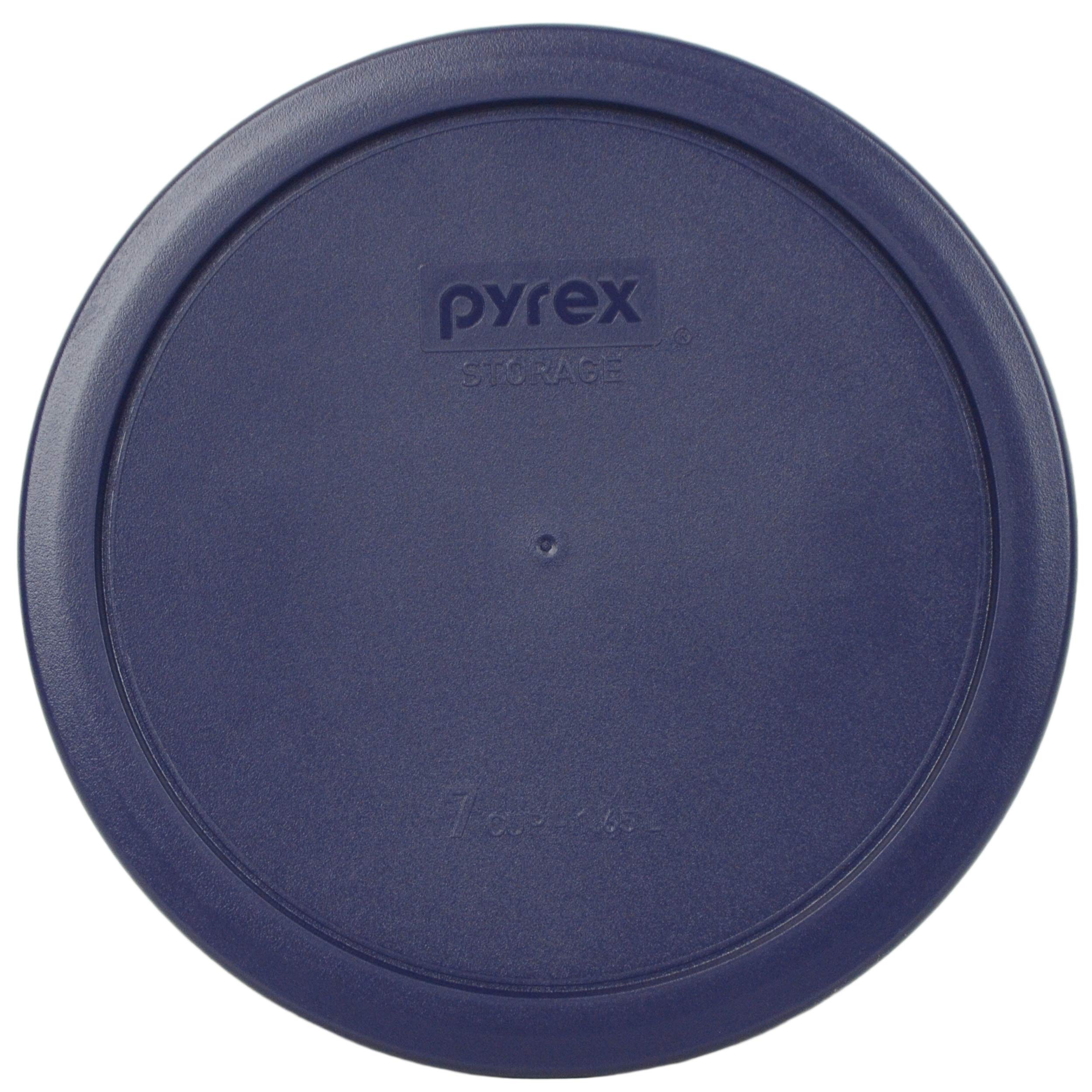 Tapa Pyrex 7200-PC de 2 tazas, azul oscuro, apta para refrigerar.