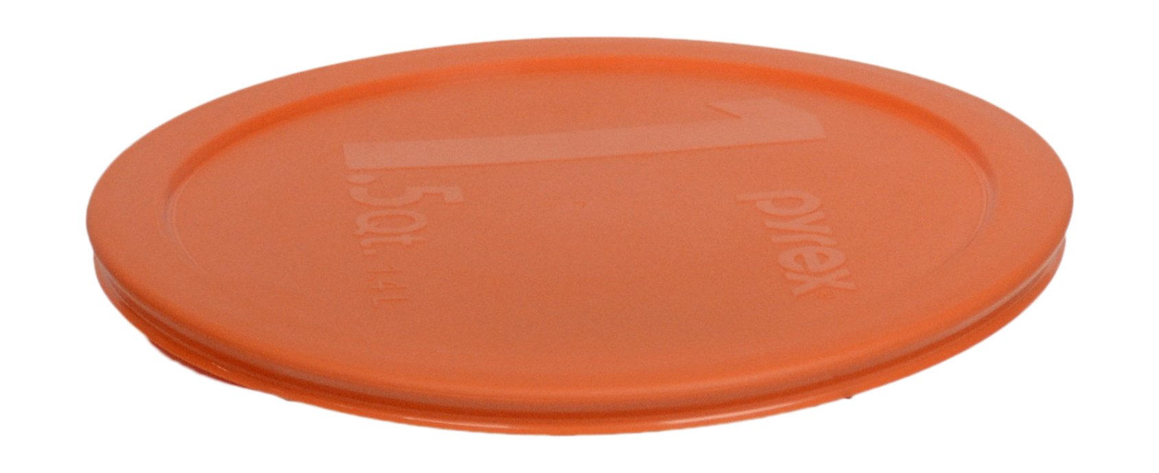 Tapa de almacenamiento Pyrex para tazón 1.5 qt naranja, apta para microondas y lavavajillas