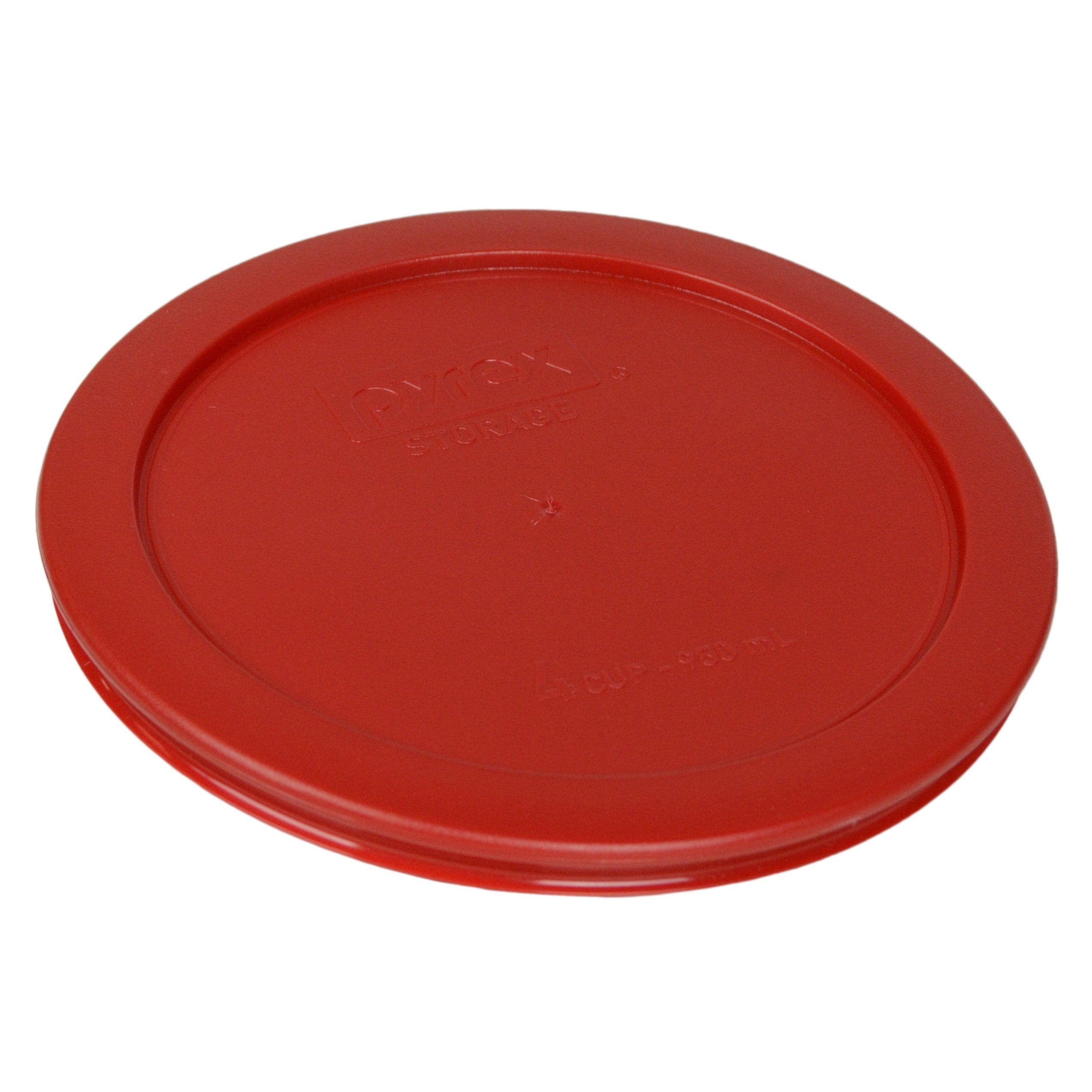 Tapa Pyrex Rojo Amapola para microondas y congelador.