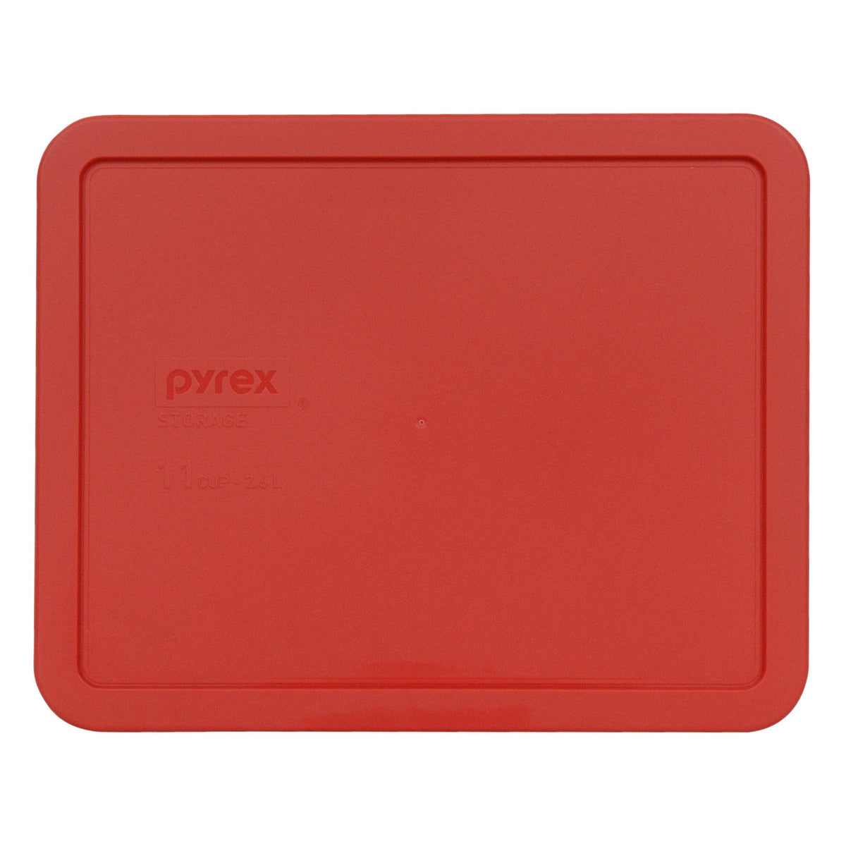 Tapa roja Pyrex de reemplazo para bandeja de 11 tazas, apta para refrigerar y microondas.