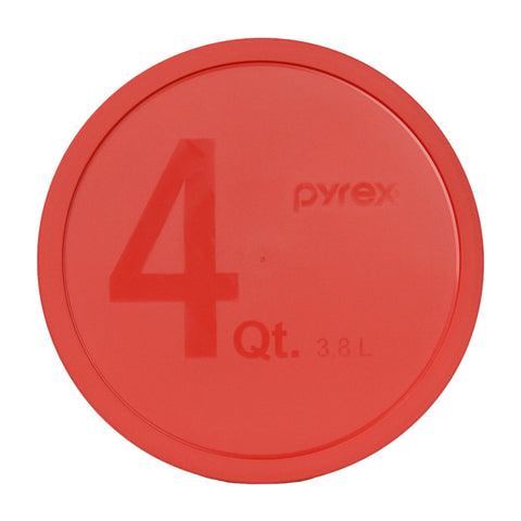 Tapa Pyrex 323 naranja para tazón de 1.5 qt, almacenamiento seguro.