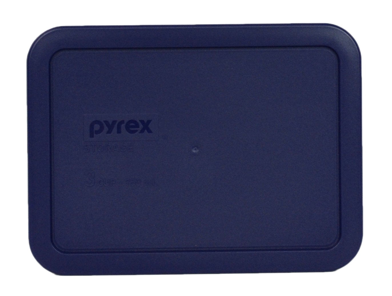 Tapa Pyrex azul duradera para uso diario en la cocina.