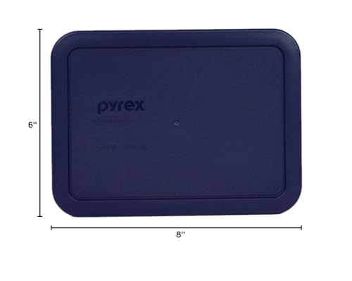 Cubierta Pyrex azul para congelar y recalentar con seguridad.