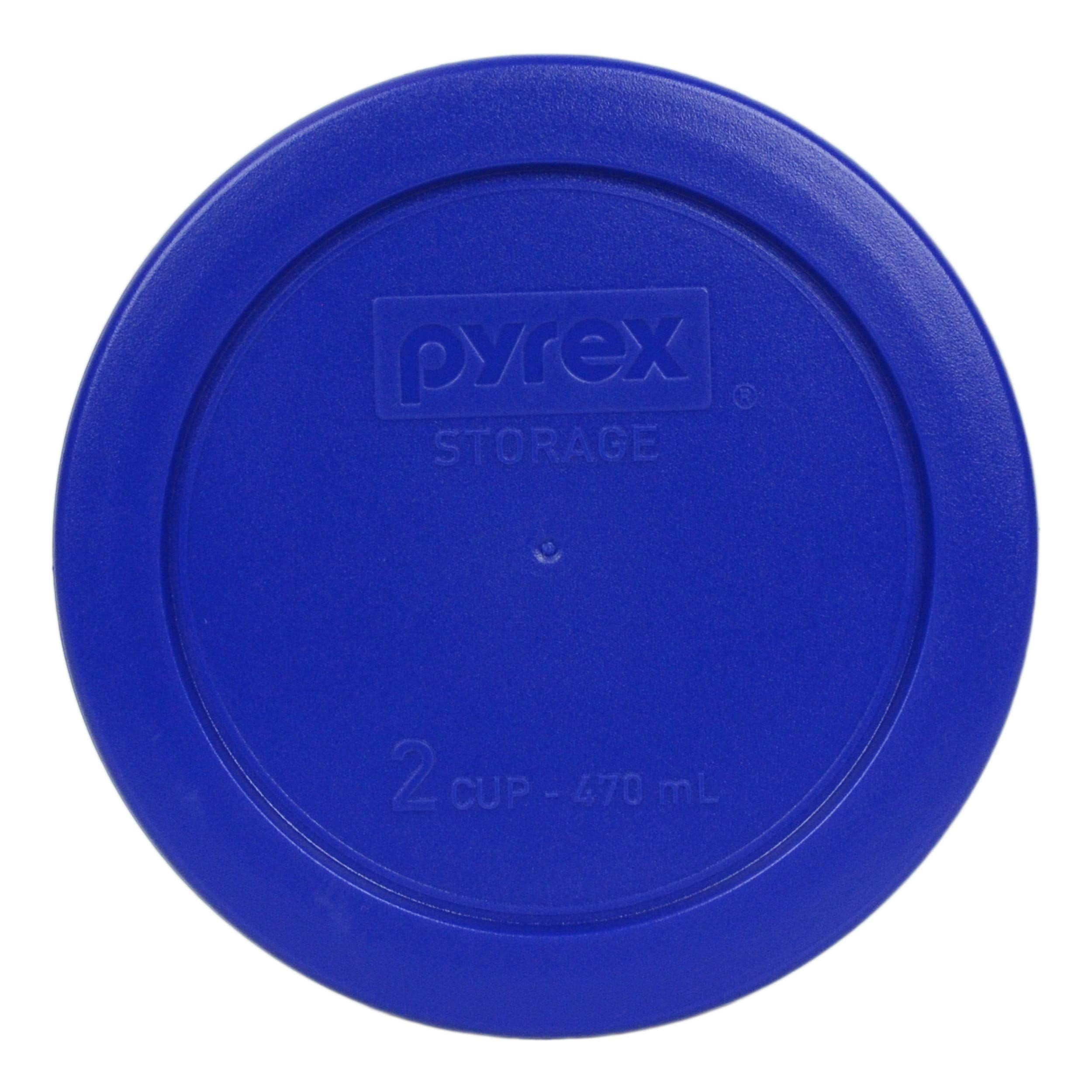 Tapas Pyrex Océano 7200 naranjas, ideales para almacenar en la nevera.