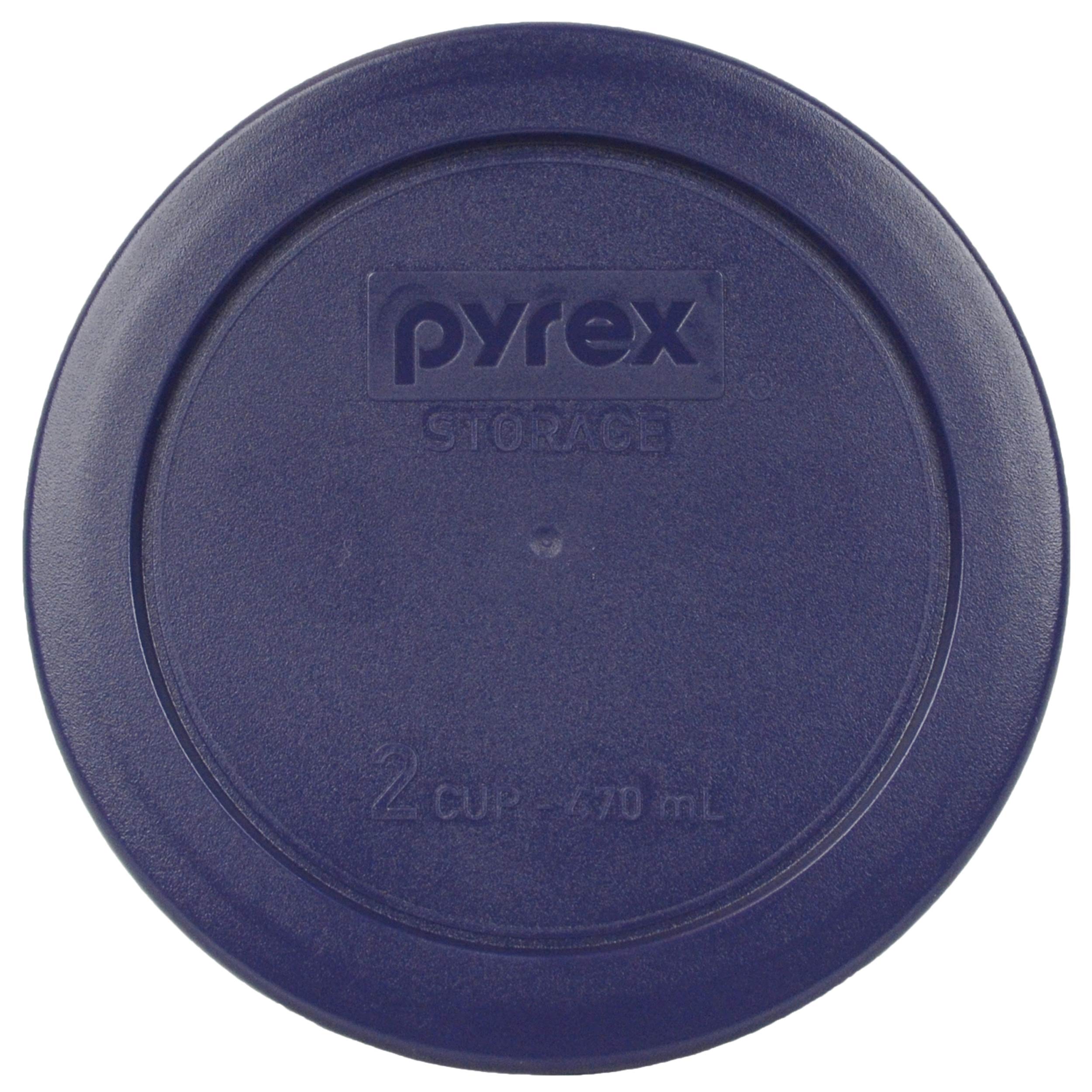 Tapas Pyrex Océano 7201 azules cobalto, aptas para microondas.